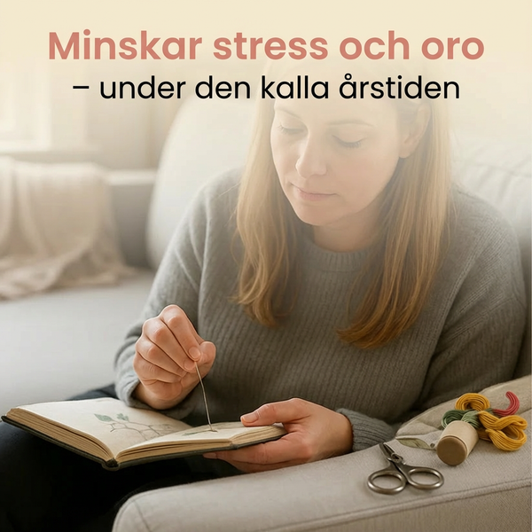 Broderibok™ – Fullständigt Broderikit för Nybörjare